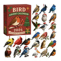 2025 Bird Christmas Countdown Calendar 2D Acrylic Ornament Tree