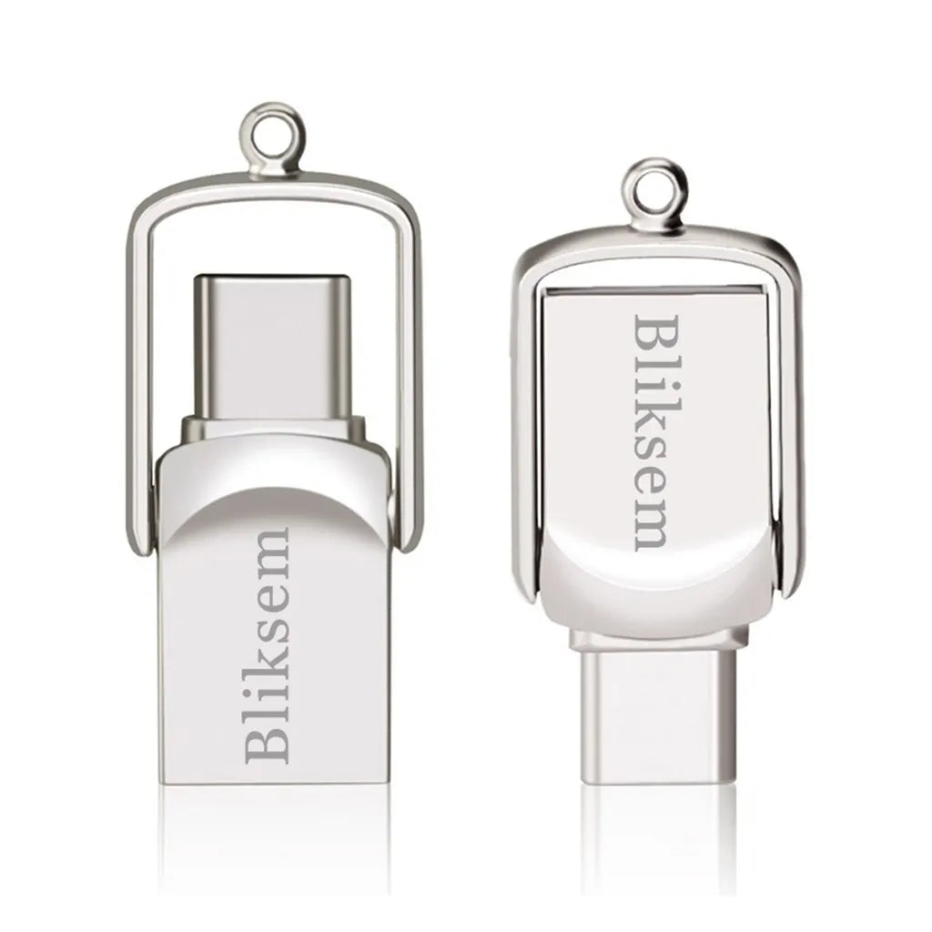 Bliksem 2in1 USB Flash Drive 32GB 64GB 128GB for TYPE-C PC High Speed USB Flash Drive 128GB USB 2.0 TYPE-C 32GB 64GB Pen Drive Zpaxo