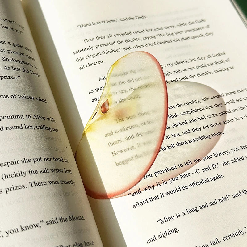 Delicate Transparent Acrylic Bookmark Reading Mark Student Premium Zpaxo