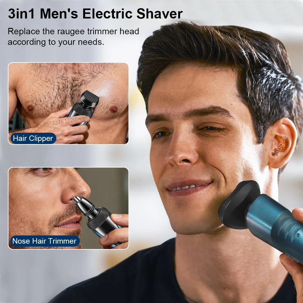 Electric Shaver Men Facial Beard Hair Remover Chest Nose Trimmer