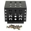 2.5in HDD Mounting Rack HDD Mounting Bracket Kit 2.5in Hard Drive Cage Hollow Design for 2.5in IDE HDD SSD Not Inclube Hard Disk Zpaxo black