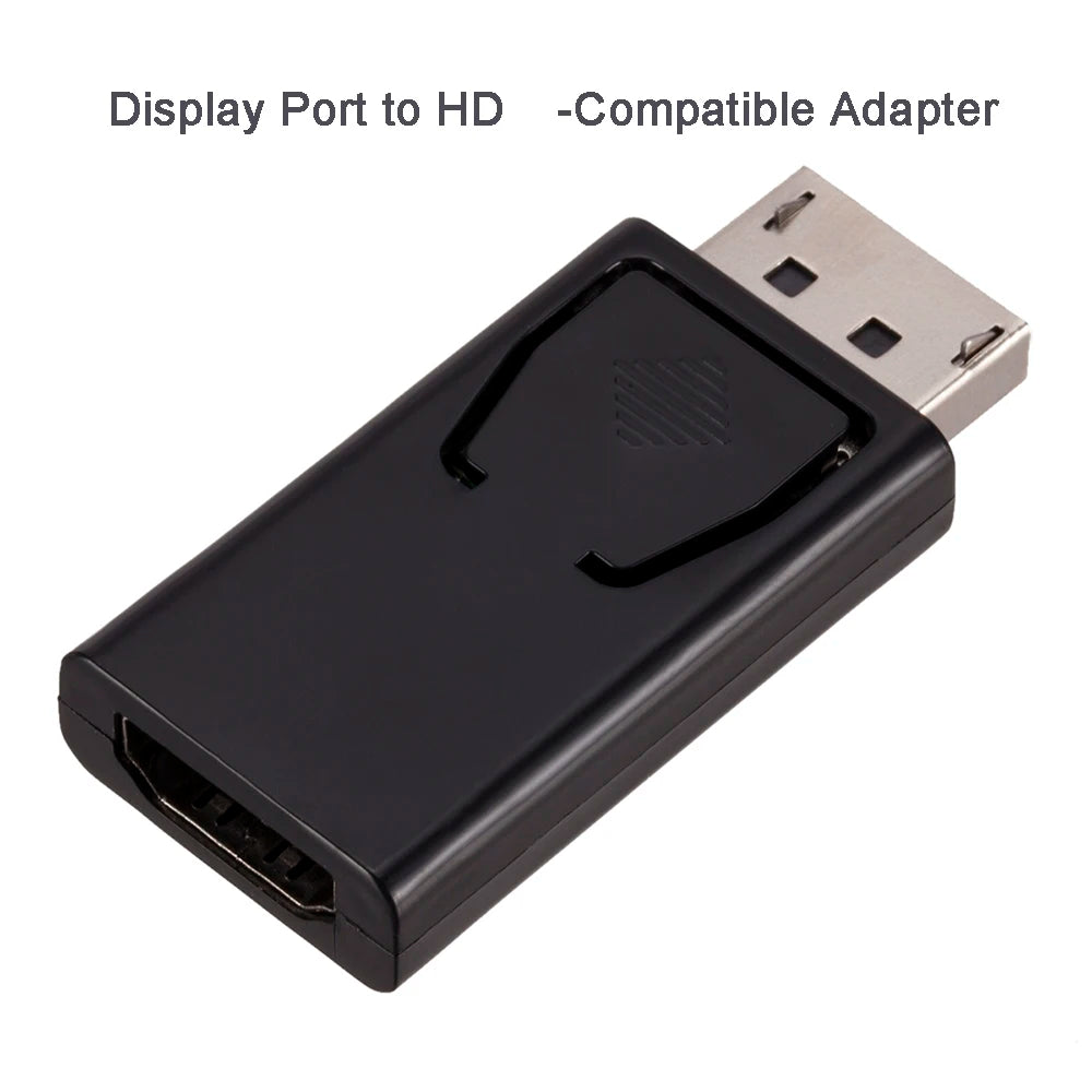 1080P 4K Display Port DP to HDMI-Compatible Male Female Adapter Converter for HDTV PC Support 4K Ultra HD Video Audio Connector Zpaxo
