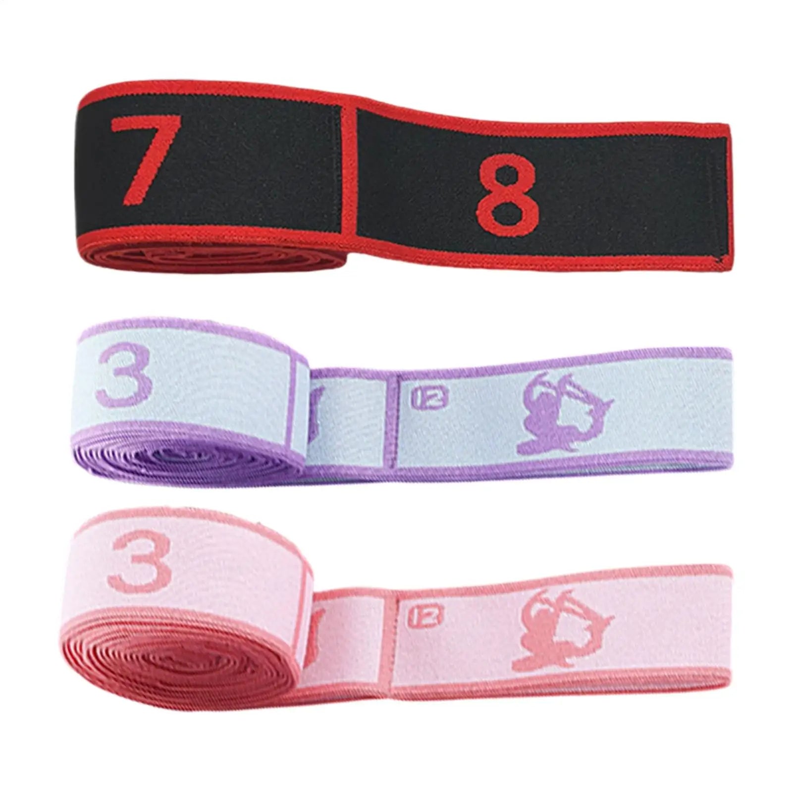 Numbered Resistance Bands Muscle Training Supplies Yoga Stretching