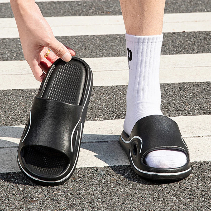 Women's Home Slippers Open Toe Quick Drying Shoes Indoor Outdoor
