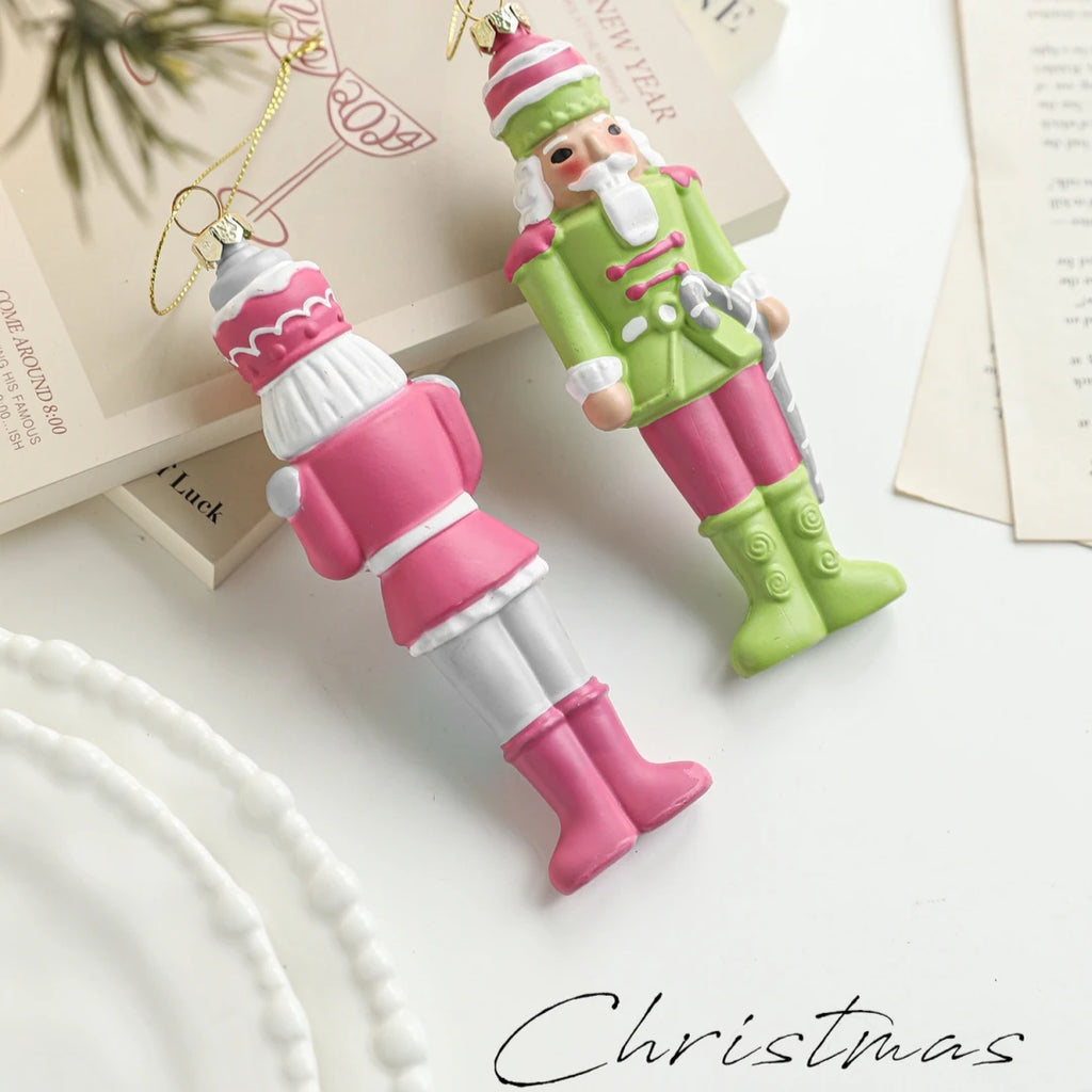 Soldier Nutcracker Christmas Ornament – 15cm Hanging Décor