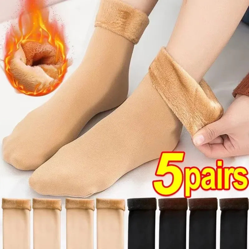 Women's Thick Thermal Velvet Socks – Warm Winter Floor Socks