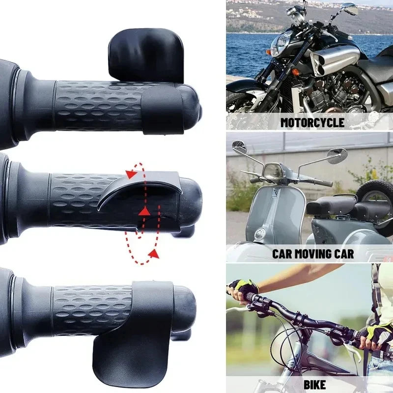 Motorcycle Throttle Assist Handle & Thumb Clip | 1–8 Pcs