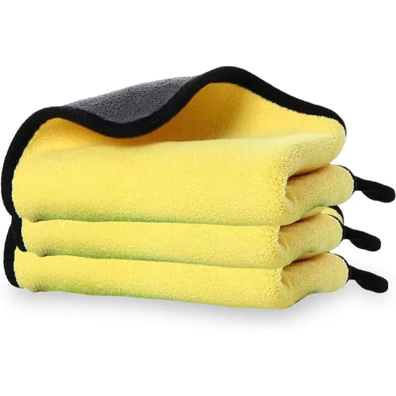Microfiber Car Wash Towels – Ultra-Soft Cleaning Cloths 1/3/5 Pack