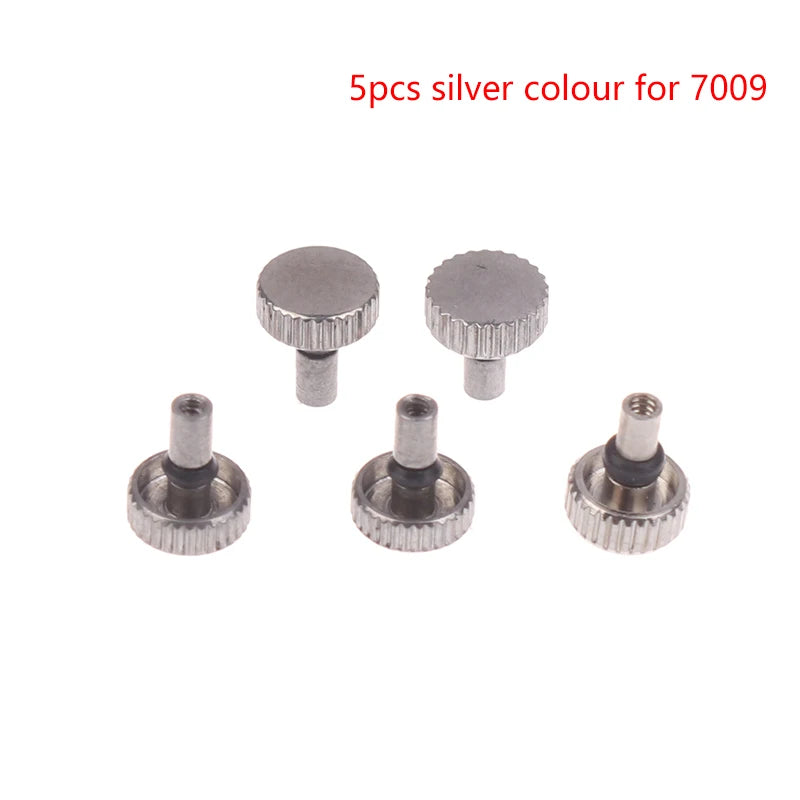 1 7009 8200 Watch Crown Head Ccrown Stainless Steel Handle 46941 Zpaxo B5pcs 7009