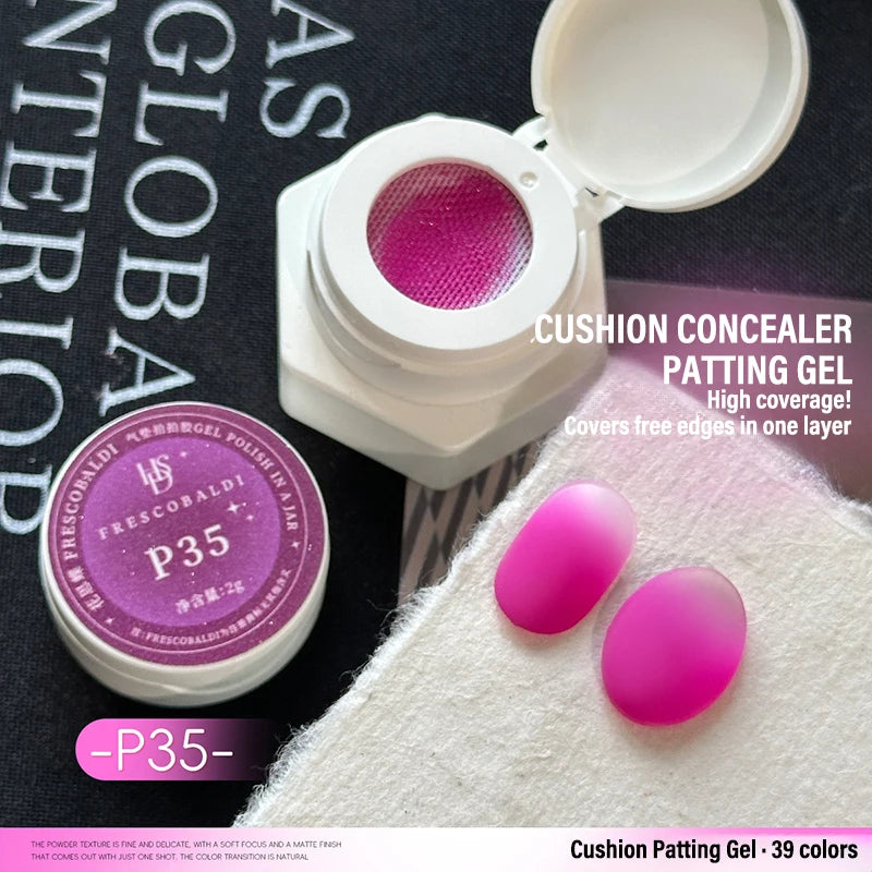 39 Colors Cushion Ombre Painting Nail Gel No Wipe Highly Saturated Gradient Patting Gel Nail Polish Ombre Blush UV Nail Polish Zpaxo 35