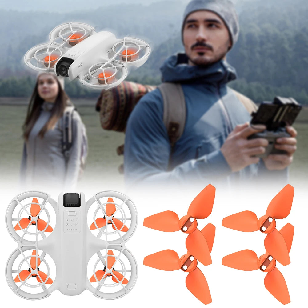 2 Pairs Propellers Neo Colorful Quick Release Props Blades