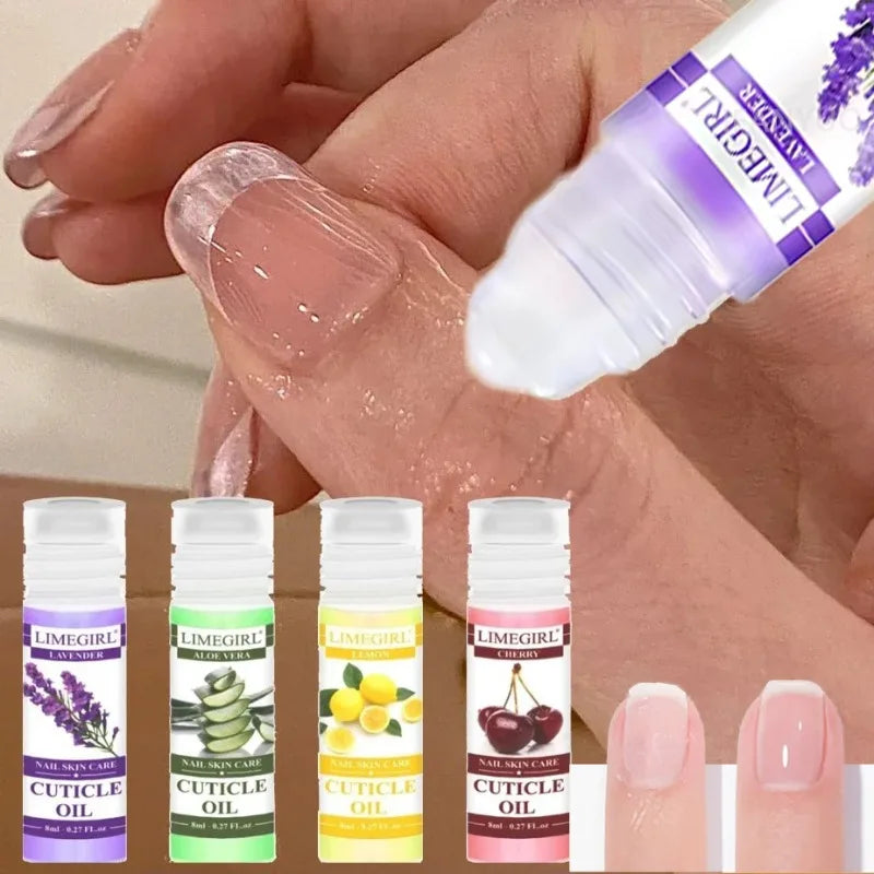 6 Smells Rolling Nail Nutrition Oil Pen Treatment Repair Prevent