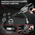 Handheld Portable Small Vacuum Cleaner Multi-Purpose Use for Cars And Household Compact Pump for Easy Cleaning Zpaxo black
