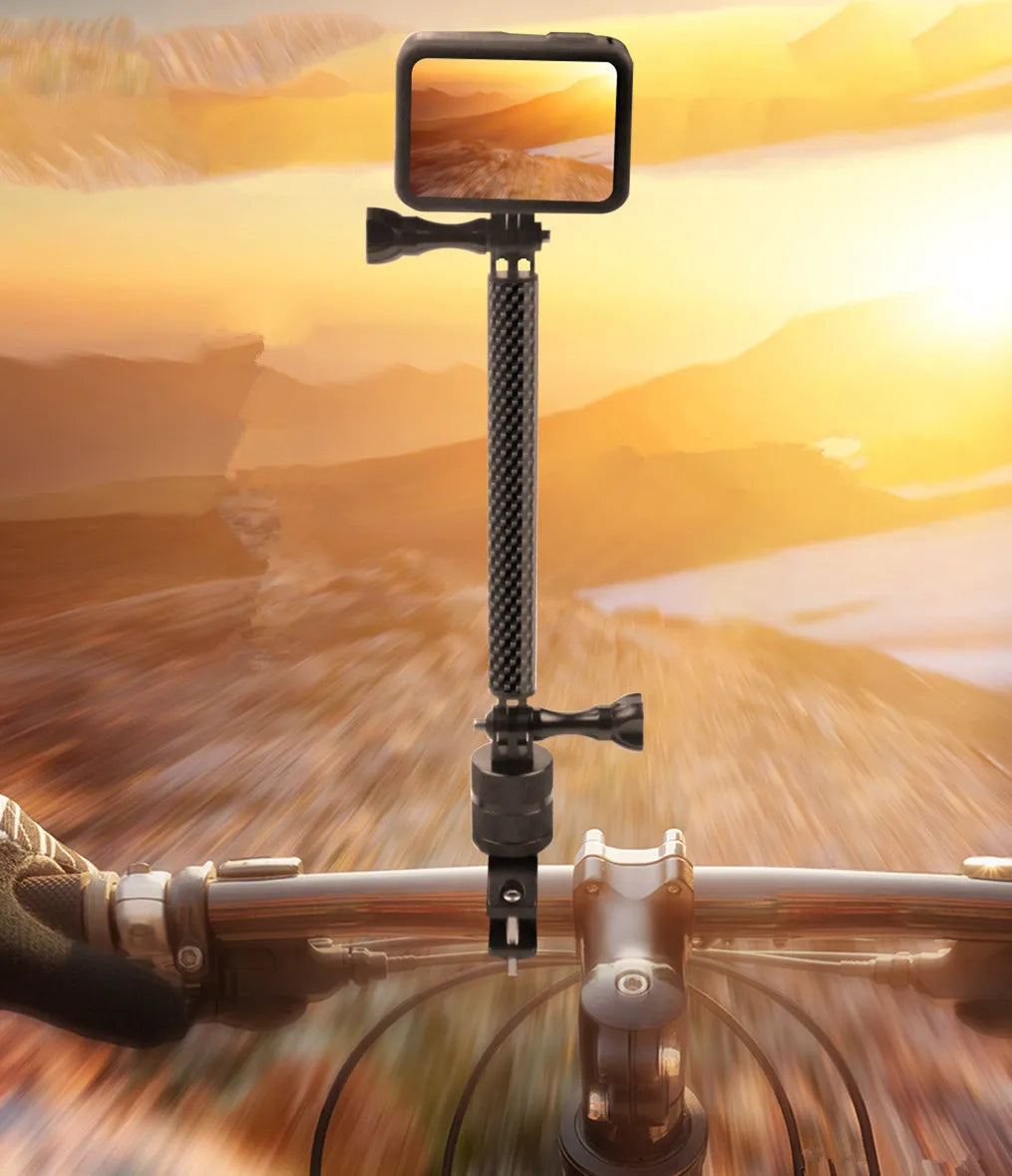 For Insta360 One X R Aluminum Alloy Extension Arm Pole Mount Base For GoPro 10 9 8 7 Max Series Accessories Helmet Extension Arm