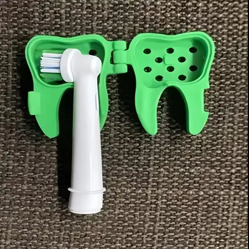 4pcs Electric Toothbrush Head Covers – Ventilated Travel Case, Clean & Lightweight, Dust Protection Zpaxo