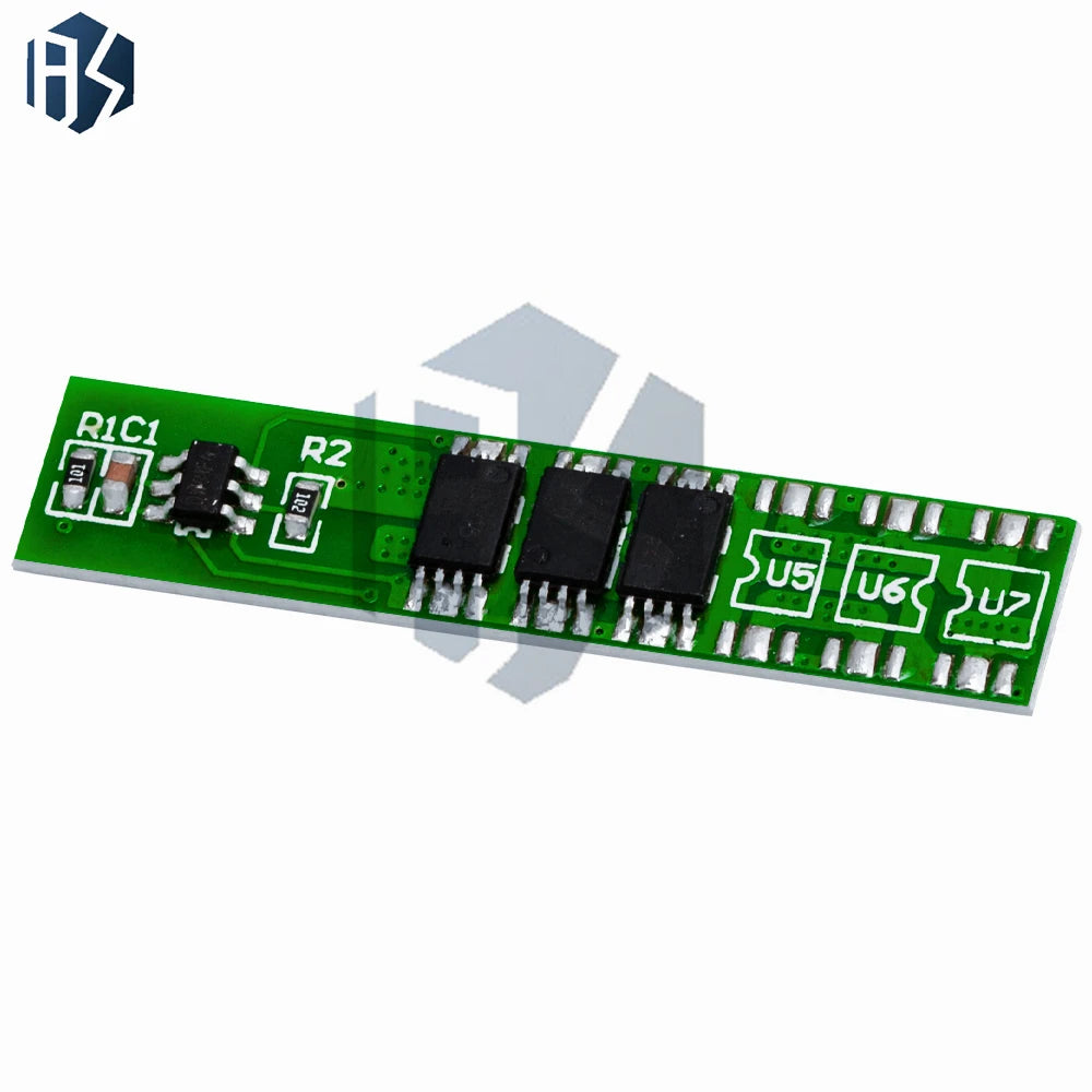 ‌1/5-Pack 1S 5A 3.7V Li-ion BMS/PCM Battery Protection Board – Overcharge/Discharge/Short-Circuit Protection for 18650, 14500 Zpaxo