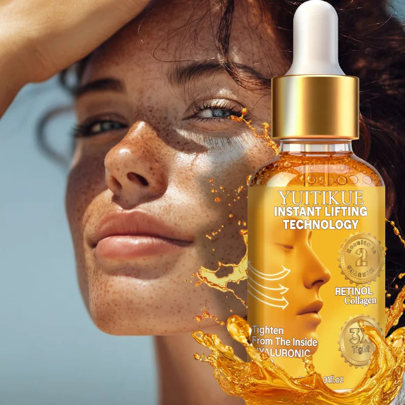 Liquid Gold Face Oil – Retinol, Collagen & Hyaluronic Acid Serum Face Serum Oil Zpaxo