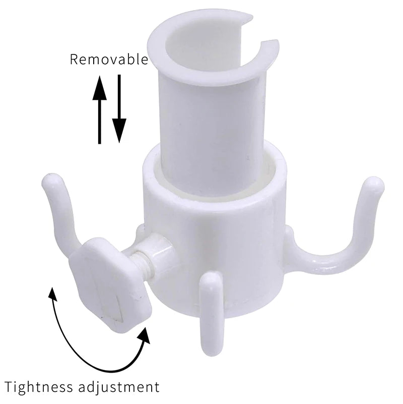 Portable Outdoor Beach Umbrella Hooks Hanger Versatile Space-saving