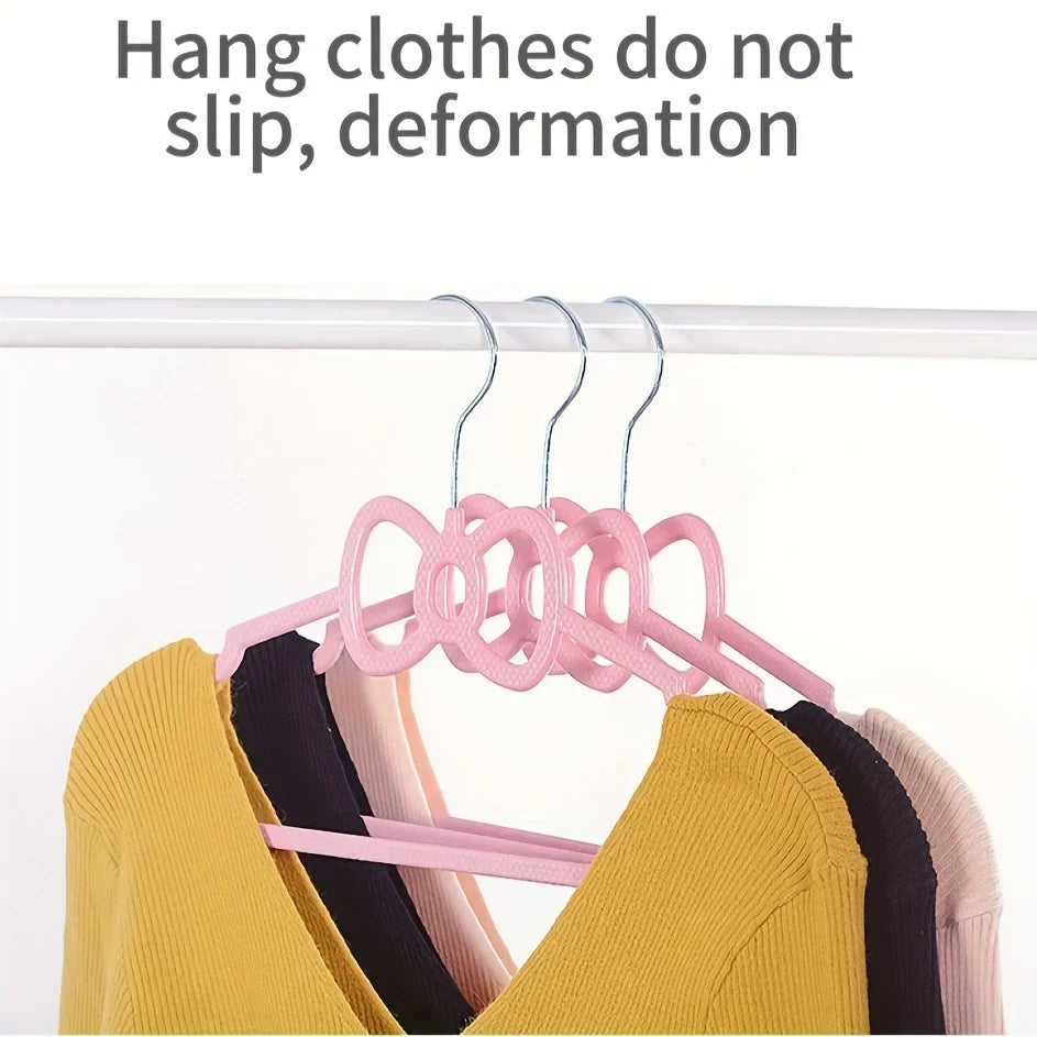 10 20 Butterfly Plush Hanger Bow Plastic Anti Slip Home Use Non