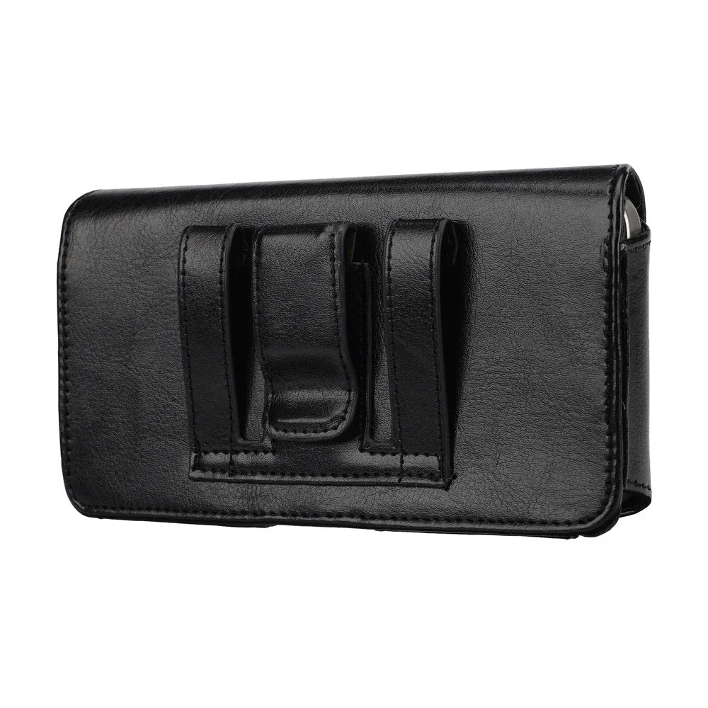 4 0- Phone Bag Leather Holster Belt Clip Case Iphone 17 16 15 14 Max