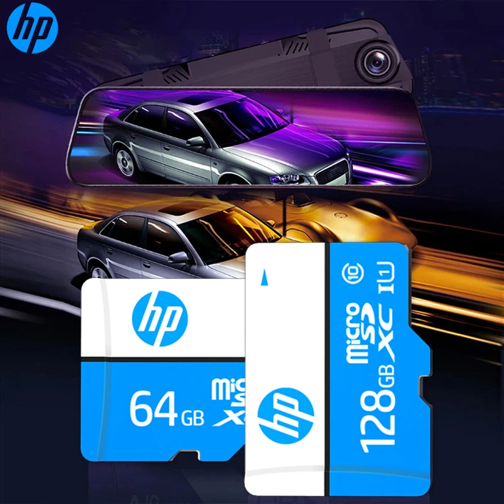 HP Origial Memory Card 128GB 64GB 32GB TF SD Card A1 V30 Class10 UHS-1 High Speed Compatible with Dash Cam Surveillance Camera Zpaxo