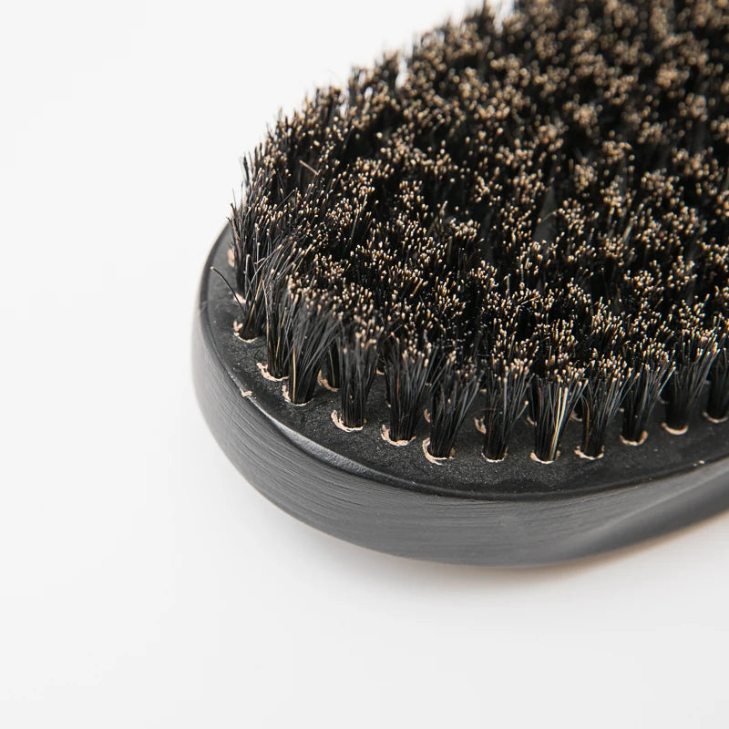 Cepillo Barba Wave Brush For Men Comb Beard Brush Boar Bristle Crown Curved 360 Wave Wood Beard Comb Men Shaving Tools Zpaxo