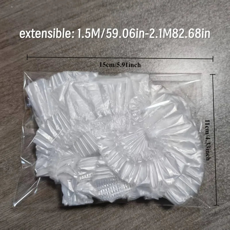 Durable Transparent PVC Bicycle Cover Waterproof Easy Install Road