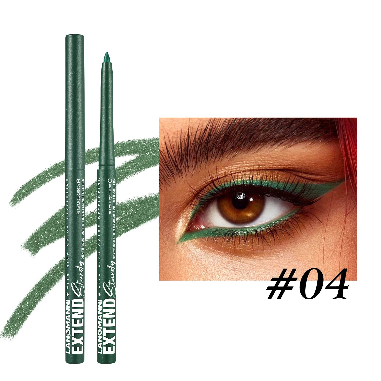 Waterproof Sweat Resistant Eyeliner Pen Durable Easy Fast Drying