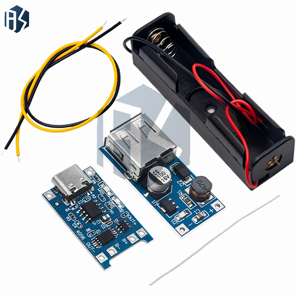 TP4056 18650 Lithium Battery Charger Board 5V 1A Micro USB Charging Zpaxo