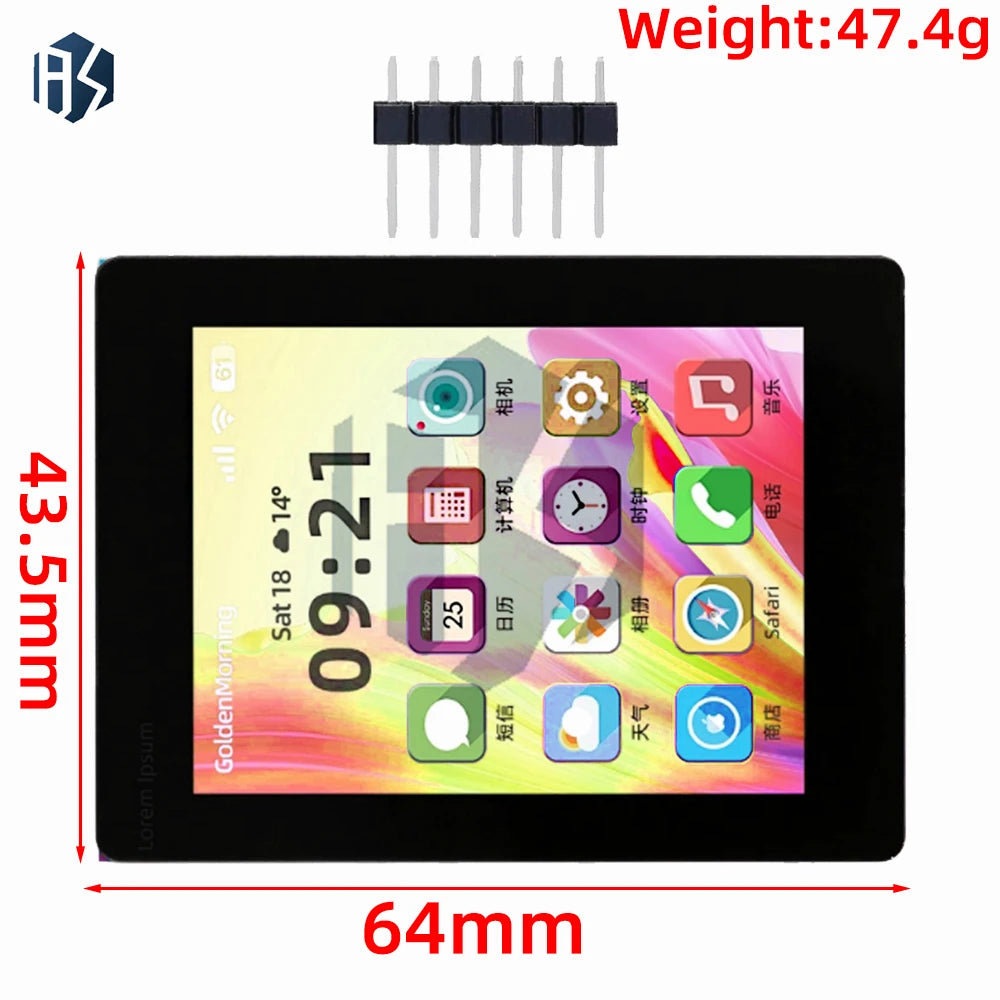 2 4 240 320 ST7789 SPI Touch Display Module ESP32-C3 Arduino Zpaxo