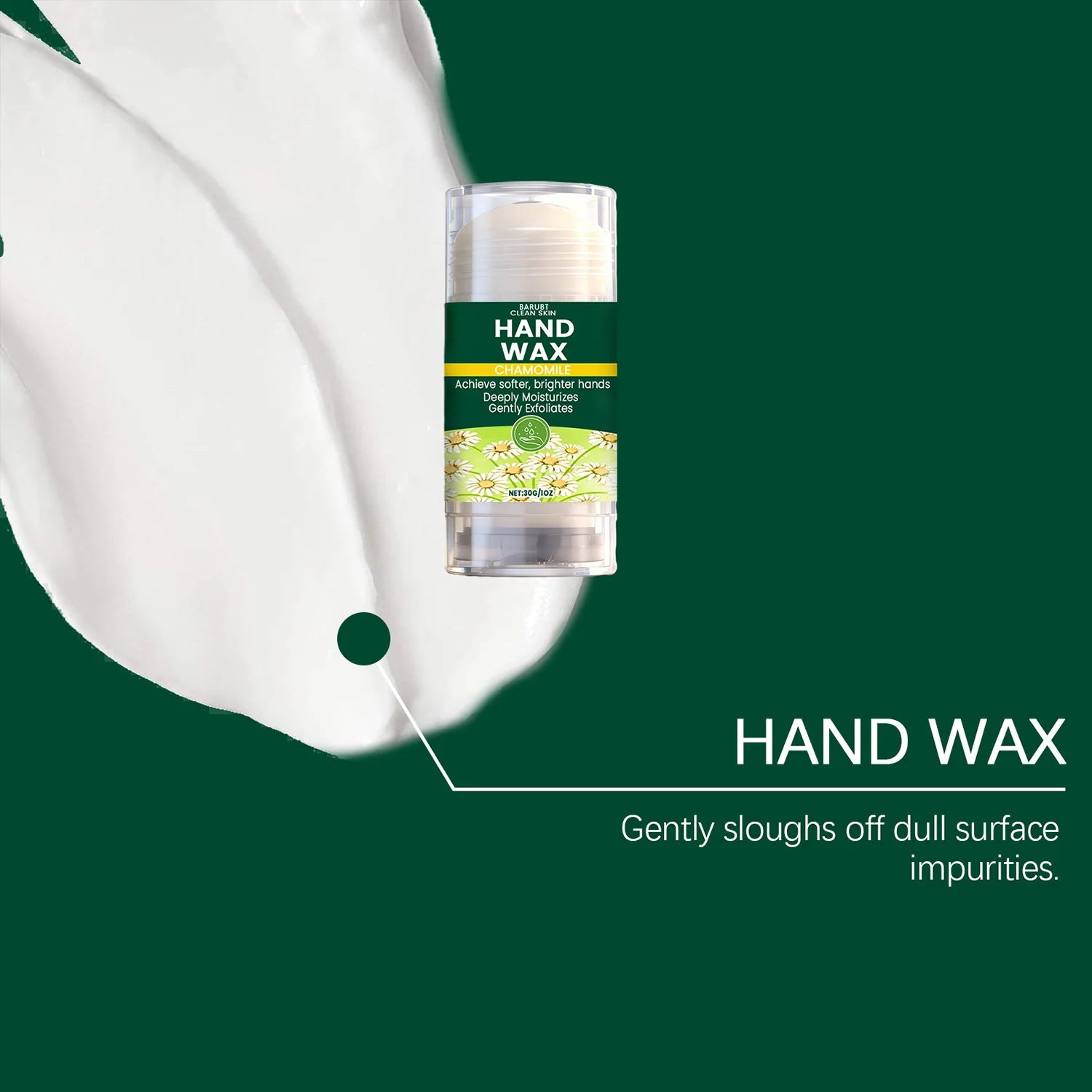 Chamomile Hand Wax Cream – Repair Dry, Cracked & Rough Hands Hand Care Cream Zpaxo