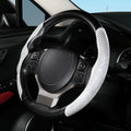 36cm Carbon Fiber Steering Wheel Cover – Non-Slip Sports Type D
