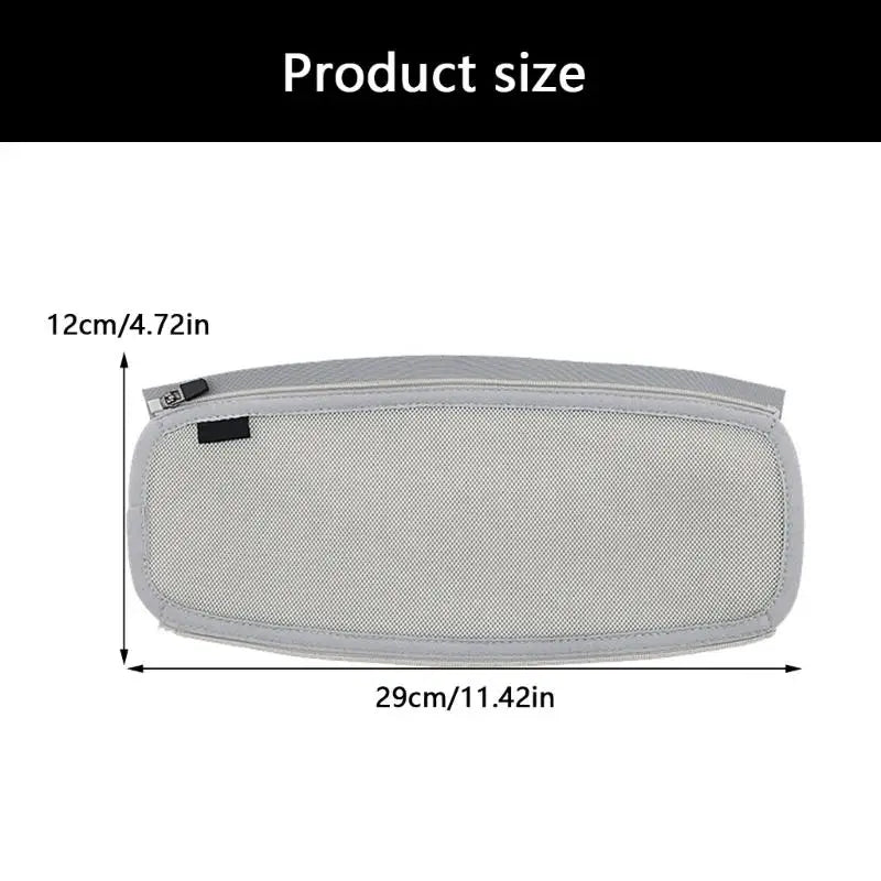652F Headphone Headband Sleeve For KrakenV4 Headsets Comfortable Fit Quality Fabric Guard With Smooth Opening Zippers Zpaxo