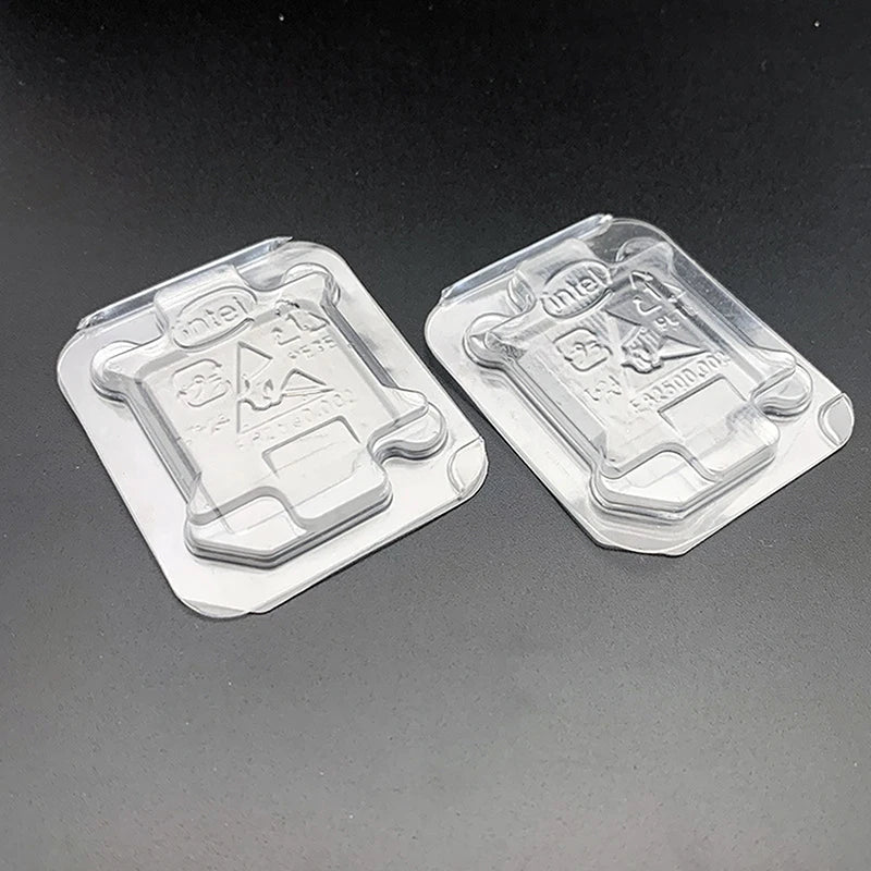CPU Clamshell Tray Box AMD Case Holder Protection PVC Waterproof 754