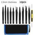 ESD Anti-Static Precision Tweezers Set – 6-10pcs Stainless Steel