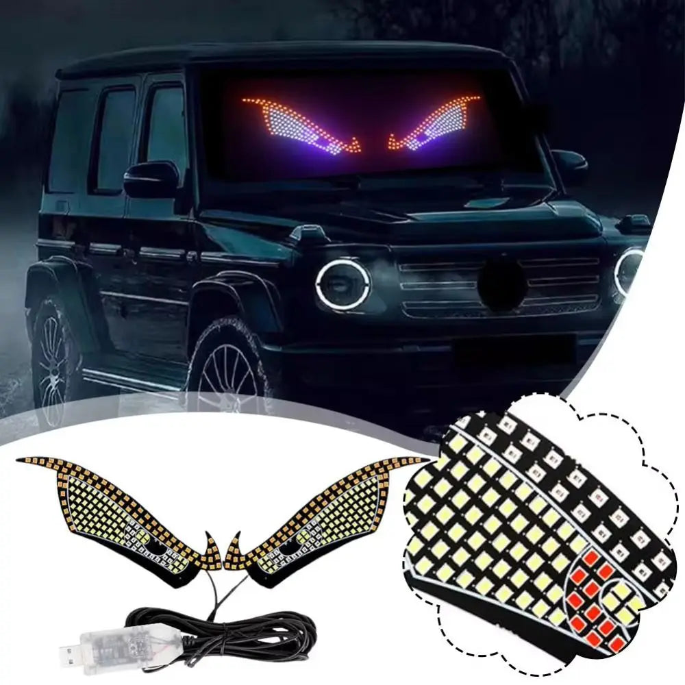Night Driving USB Demon Eye Light 5V RGB Dynamic Devil Eyes Zpaxo
