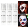 White Liquid Foundation Blending Pure-15ml Silky Creamy Matte Long-Wearing Transfer-Resistant for Stage Cosplay Halloween Makeup Zpaxo 3pcs