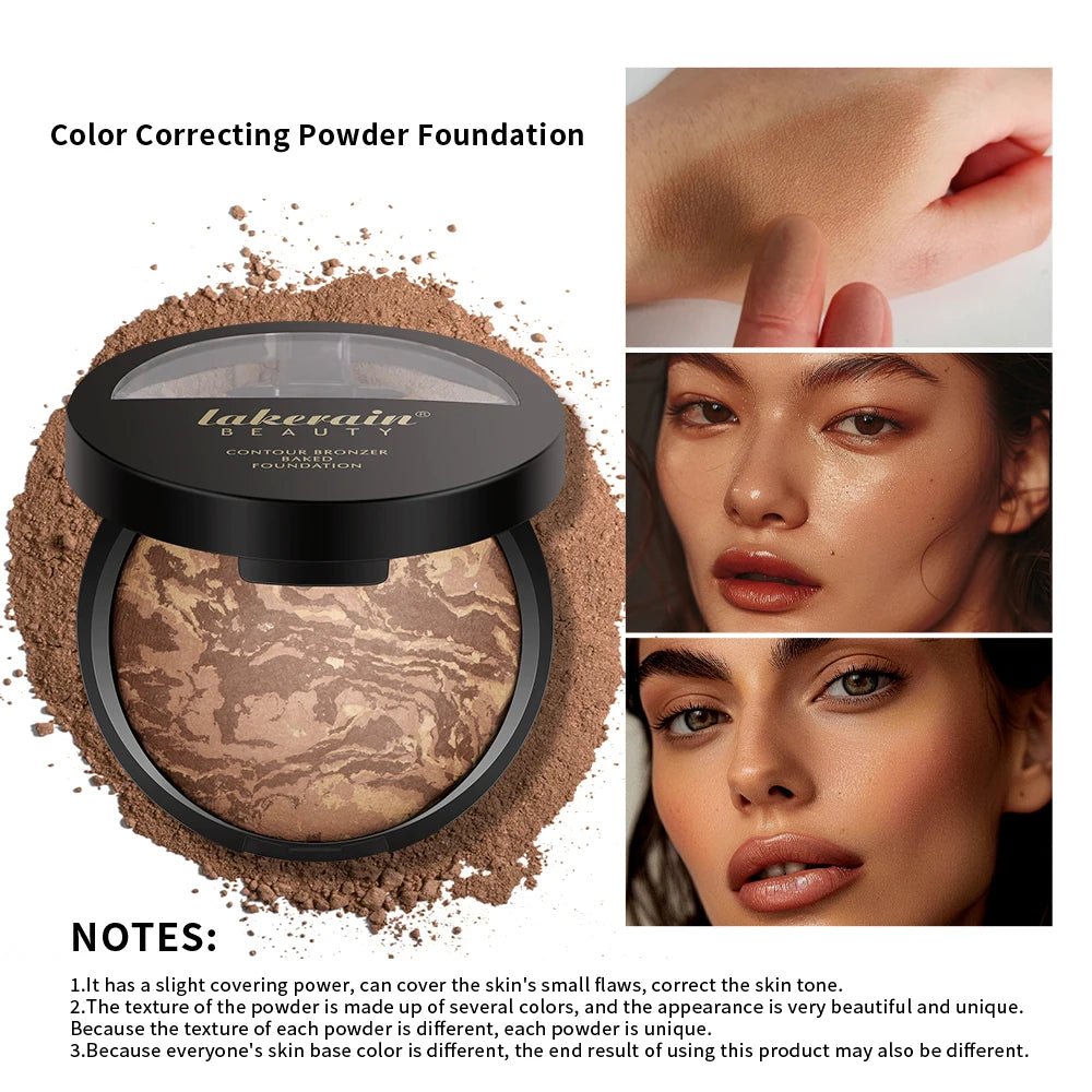 Matte Loose Powder Waterproof Oil-control Matte Full Coverage Face Makeup Makeup Setting Loose Powder Baked Powder Foundation Zpaxo