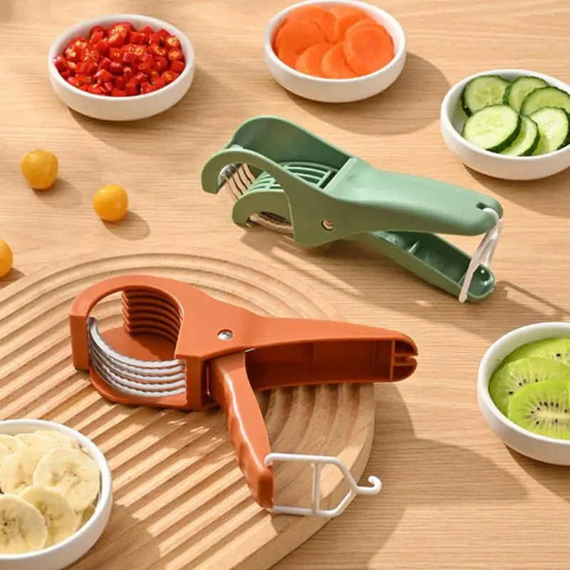 Stainless Steel Manual Slicer Fruit Vegetable Press Sausage Salad