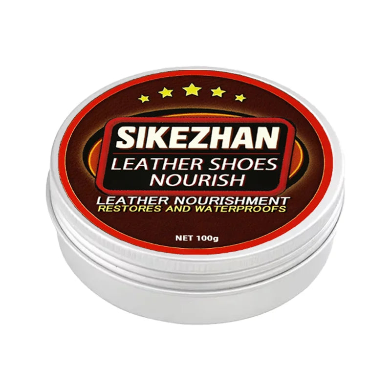 50g/100g Leather Maintenance Cream Waterproof Leather Boot Conditioner Saddle Oil Leather Polishing Care Softener Dirt Remover Zpaxo 100g
