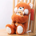 Stuffed Fox Snug Mommy & Babies Family Animal Huggable Soft Cute Plush Simulation Adorable Toy For Wedding Christmas Mother's Da Zpaxo United States