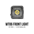 Bicycle Smart Brake Sensing Light Front Rear Sets IP66 Waterproof USB MTB Road Bike Taillight Night Cycling Safety 100/120LM Zpaxo Front light