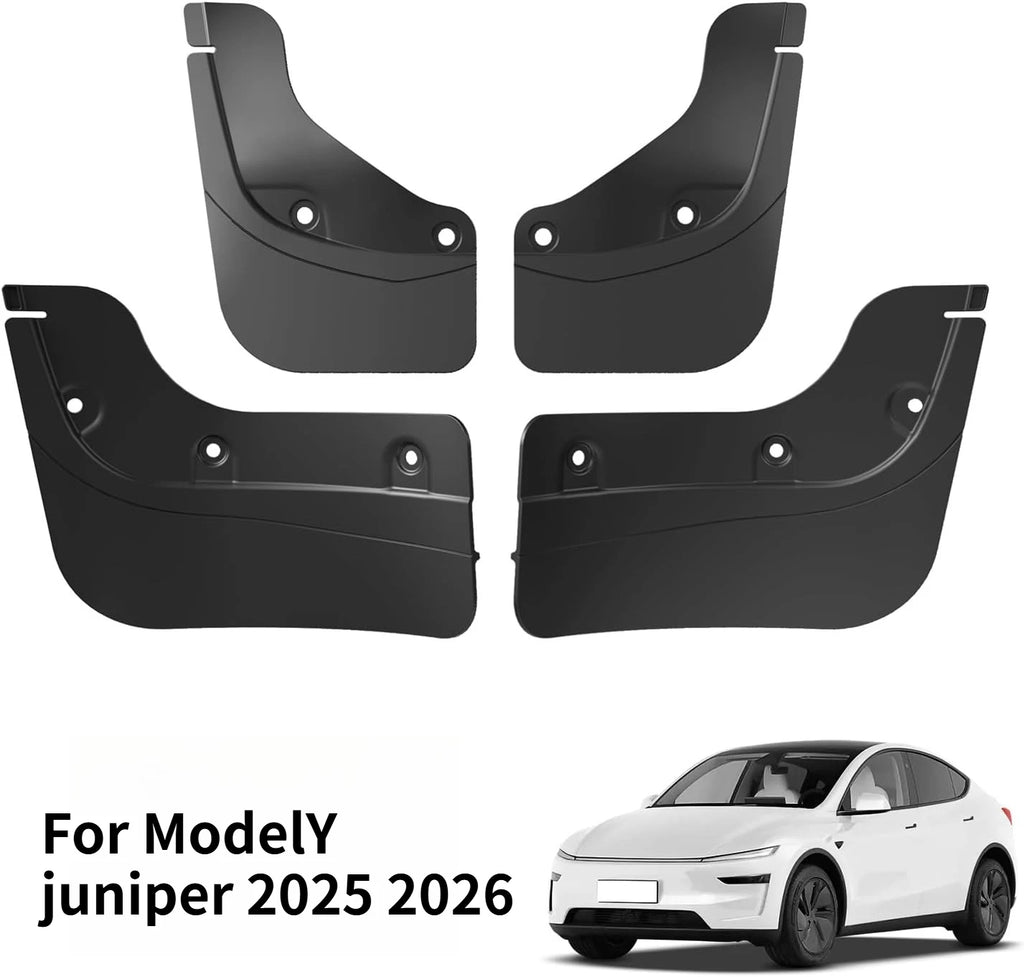 TPE Mud Flaps for Tesla Model Y Juniper 2025 – 4PCS