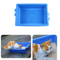 Cat Litter Box Plastic Toilet Basin Spill Prevention Strong Material