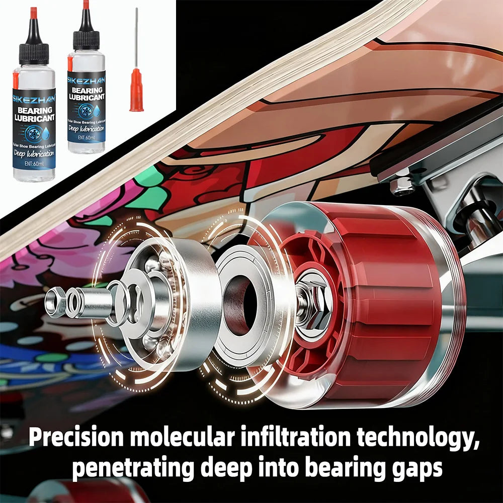 Professional Grade Bearing Lubricating Oil Rust Prevention Noise Reduction,maintenance for Roller Skate Drift Board Lubricant Zpaxo