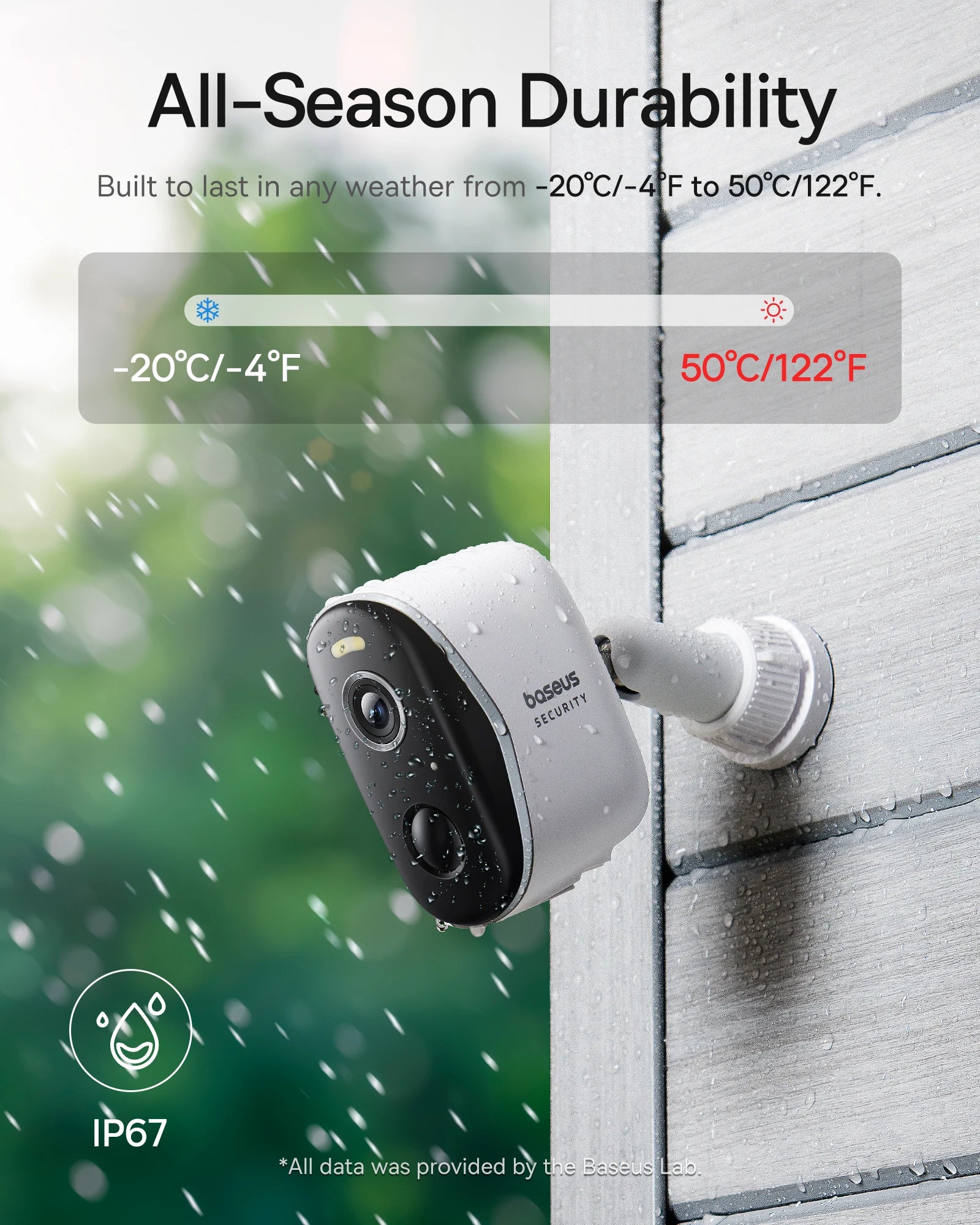 Baseus Security Protection N1 2K Outdoor Camera Wireless Home Night