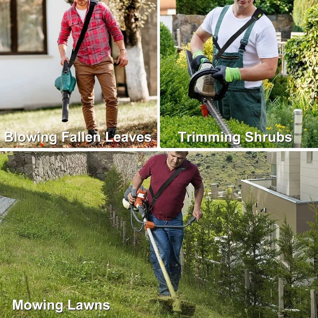 Adjustable Shoulder Strap Nylon Harness for Grass Trimmer Pruning Machine Gardening Tools Zpaxo