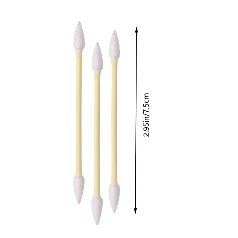 Pointed Tip Cotton Swabs Precision Pet Bamboo Sticks Double Outdoor