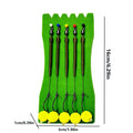 5-Pack Pre-Tied Carp Fishing Rigs – Anti-Snag Bottom Hook Set Carp Fishing Rig Zpaxo 8hook Random color