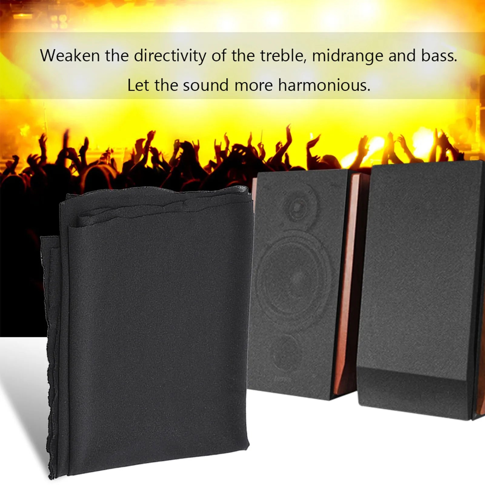 Dustproof Protective Speaker Grill Cloth Stereo Gille Fabric Mesh